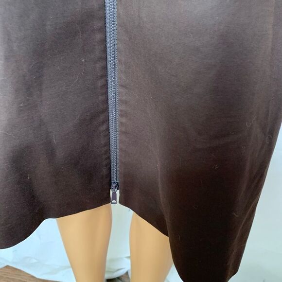 Lafayette 148 Short Sleeve Full Zip Dress Collar 8 - Picture 4 of 8